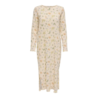 Onlmolly kjole - Smoke gray/flower