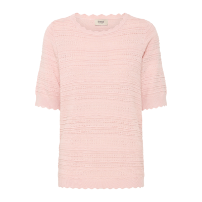 Frflora strik bluse - Rose smoke