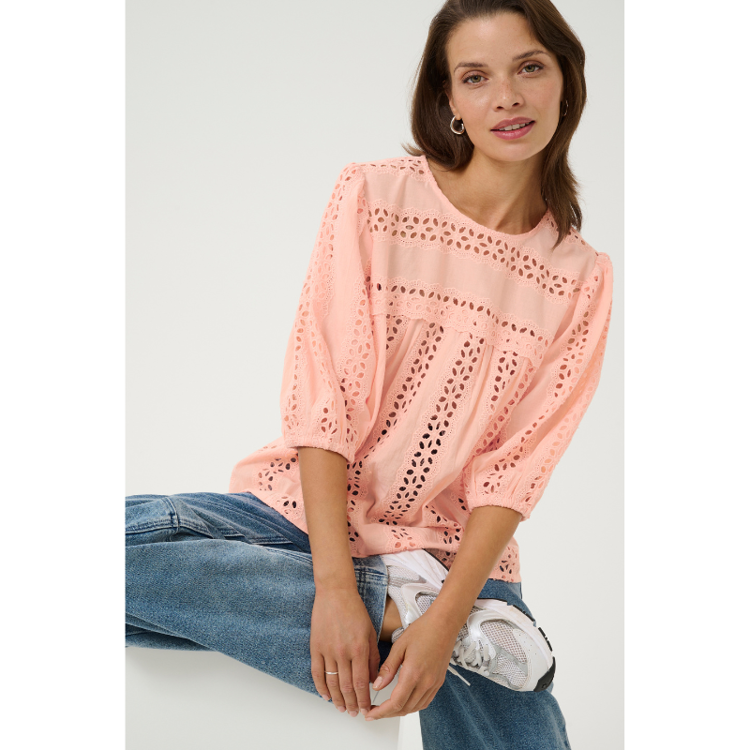 Karandy bluse - Peach