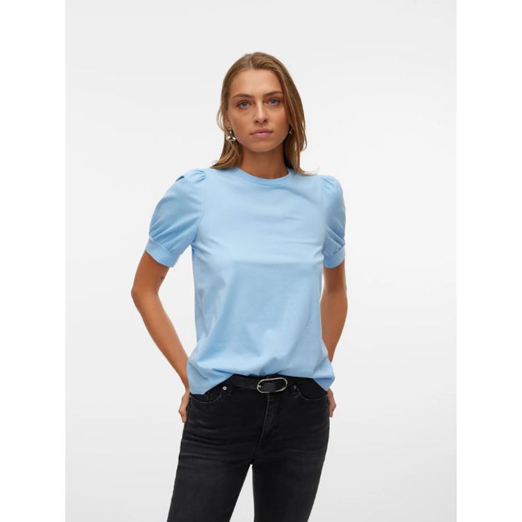 Vmkerry t-shirt - Dusty blue
