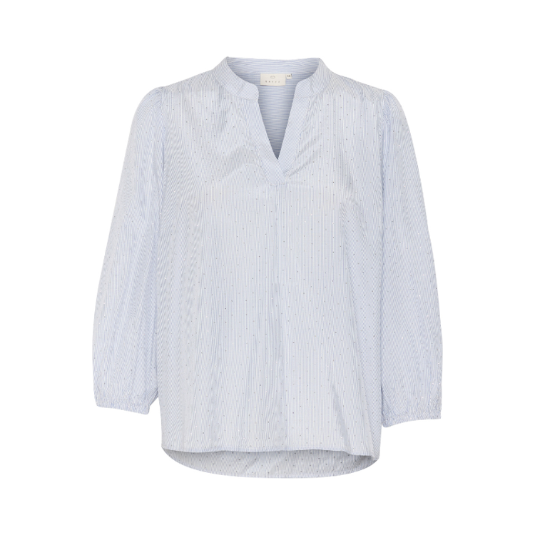 Kamilena bluse - Blue/white stripe