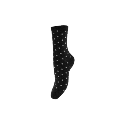 Pcsebby sock - Black/small dots
