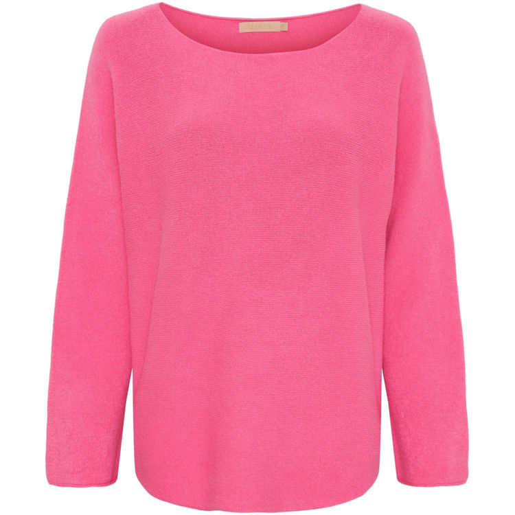 Mdcdagmar strikbluse - Fuxia fluo