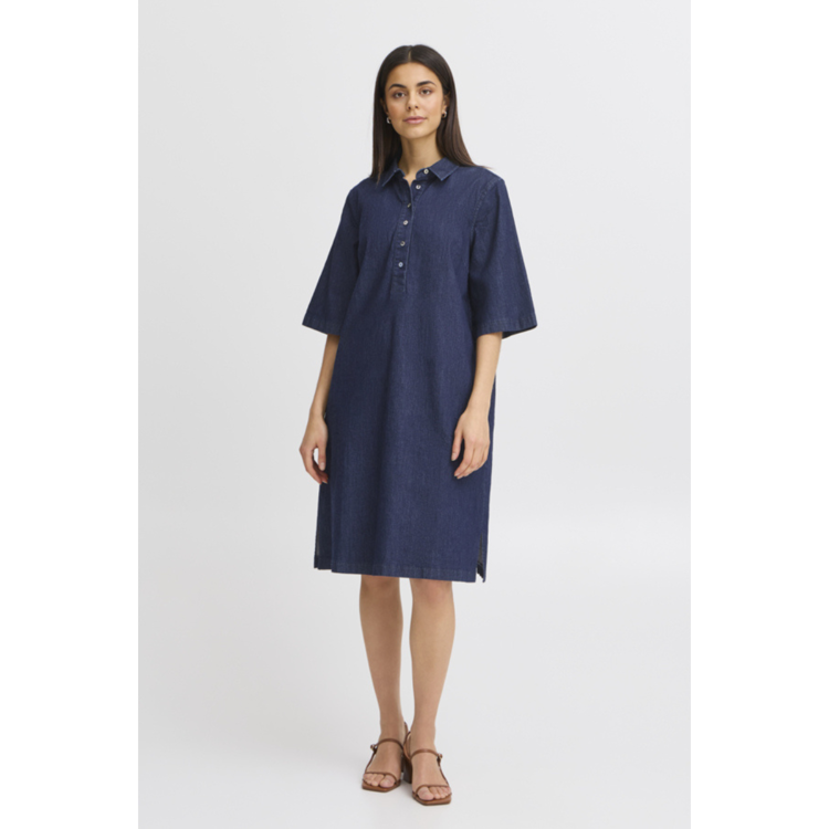 Frchicago kjole - Raw blue denim