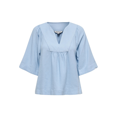 Onlcaro top - Cashmere bllue