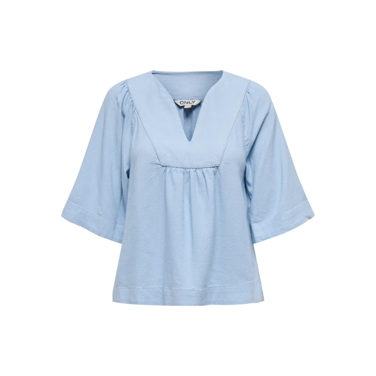 Onlcaro top - Cashmere bllue