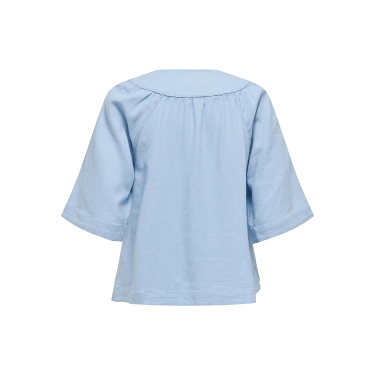 Onlcaro top - Cashmere bllue