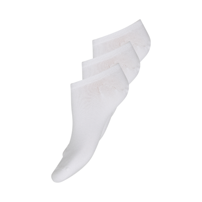 Decoy 3-pak ankel strømpe - White