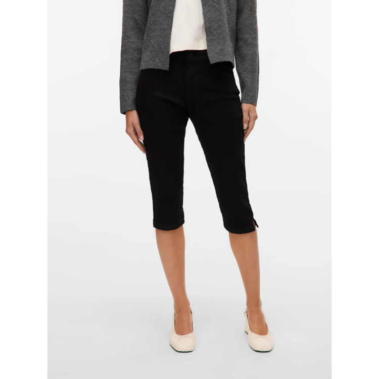 Vmelly capri jeans - Black