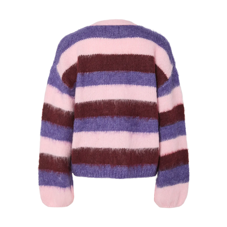 Pcficca strik cardigan - Pink-a-boo