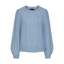 Pckate strik bluse - Soft chambray