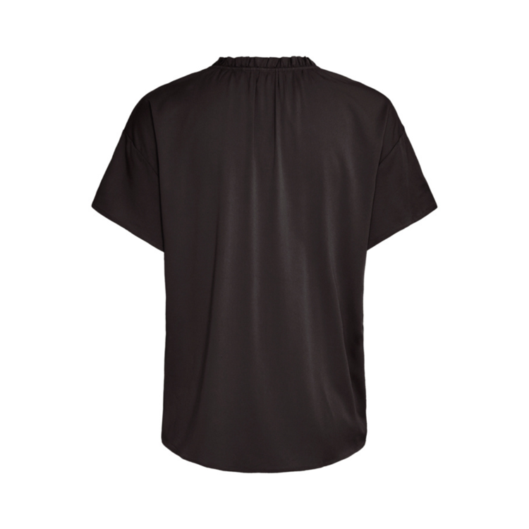 Frjustina kortærmet bluse - Black