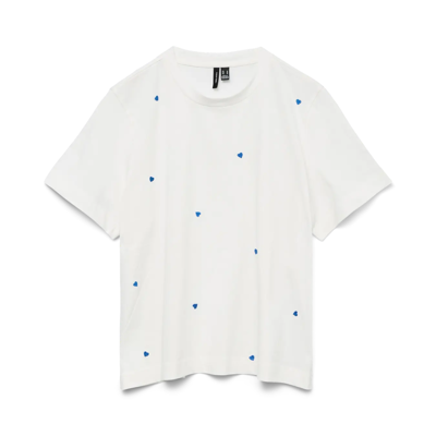 Vmsolvei t-shirt - Heart/snow white