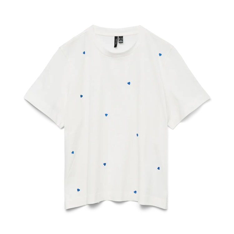Vmsolvei t-shirt - Heart/snow white