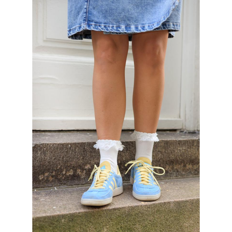 Bclia heart sock - White
