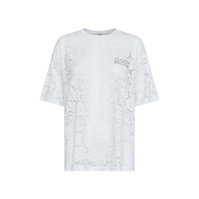 Love1337 lace t-shirt - White