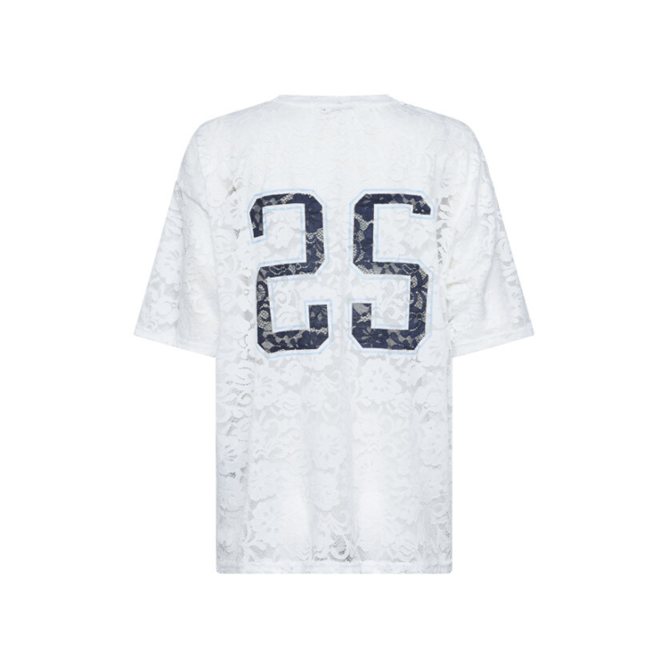 Love1337 lace t-shirt - White
