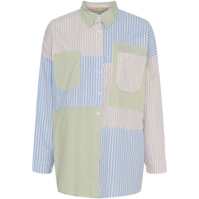 Mdcblandine skjorte - Multi beige