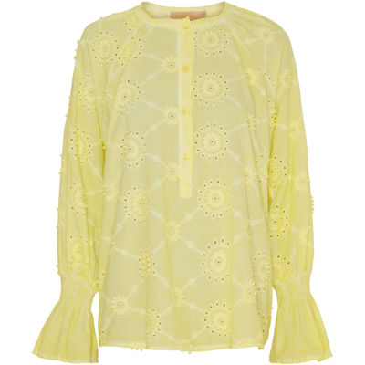 Mdcbianca bluse - Giallo cold wash