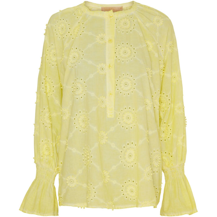 Mdcbianca bluse - Giallo cold wash