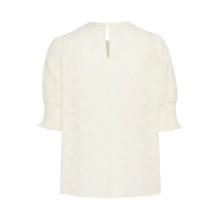 Frbama bluse - Whisper white