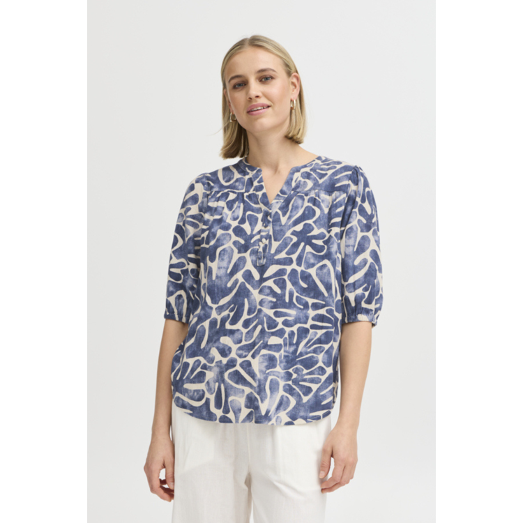 Frmaddie bluse - Navy blazer art