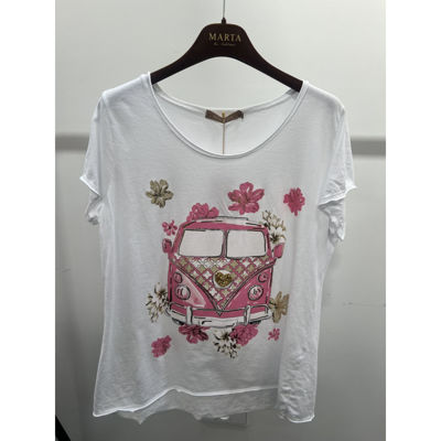 Mdcmarie t-shirt - White vw rosa baby