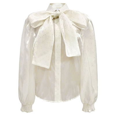 Elina bluse - White diamond