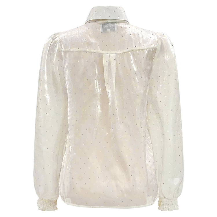Elina bluse - White diamond