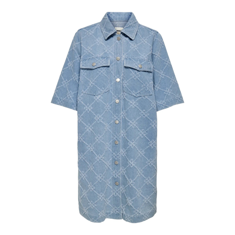 Onlbelle kjole - Light blue denim