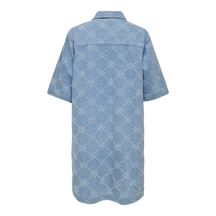 Onlbelle kjole - Light blue denim