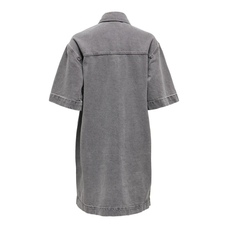 Onlsophie kjole - Medium grey denim
