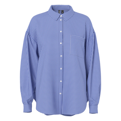 Pcjubi skjorte - Bright white/light blue