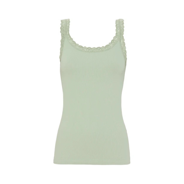 Frida rib top - Menta