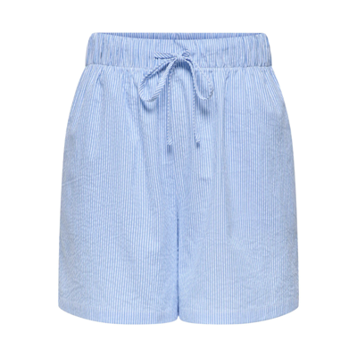 Onlaugusta shorts - Cloud dancer/blue stripes