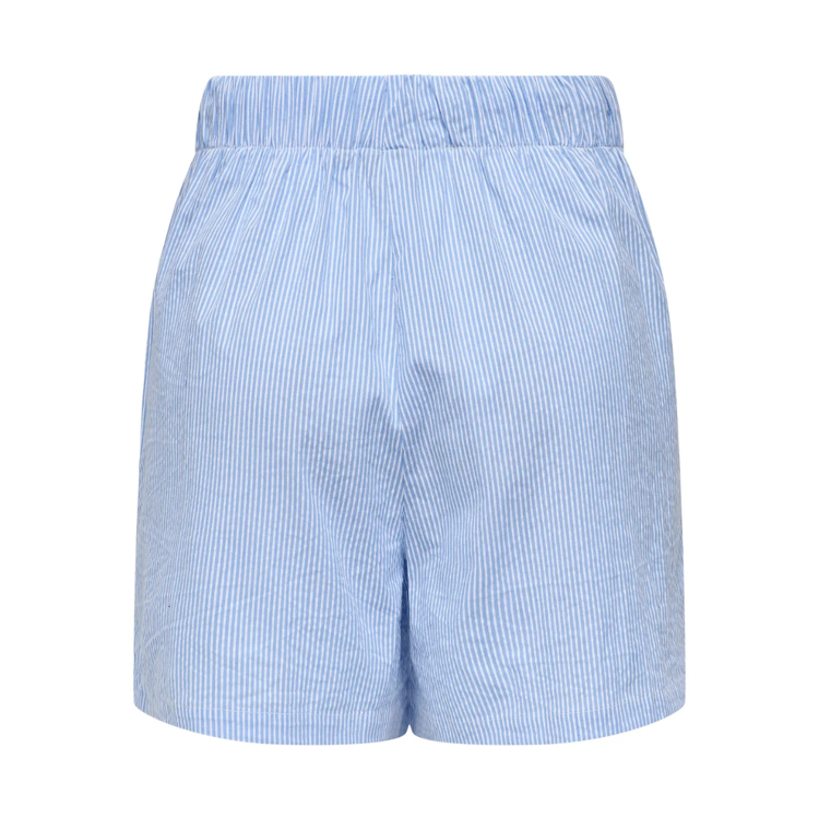 Onlaugusta shorts - Cloud dancer/blue stripes