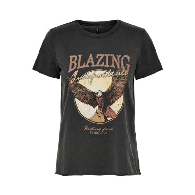 Onllucy t-shirt - Black/blazing