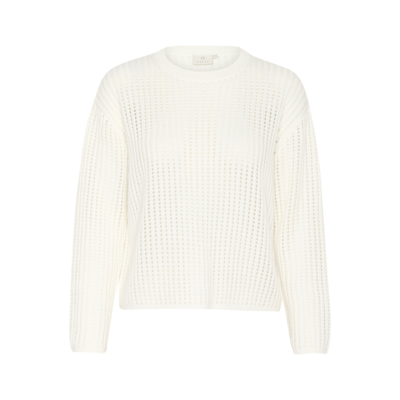 Kasolar strik bluse - Chalk