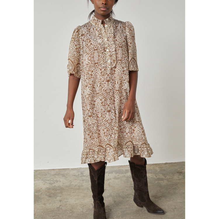Love1008-9 kjole - Ethnic golden