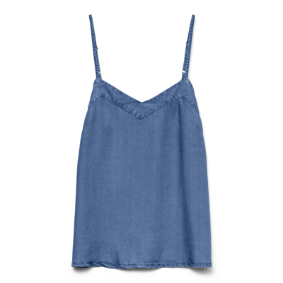 Vmbree top - Medium blue denim