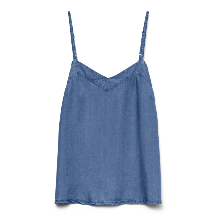 Vmbree top - Medium blue denim