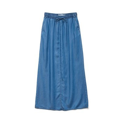 Vmfleur nederdel - Medium blue denim