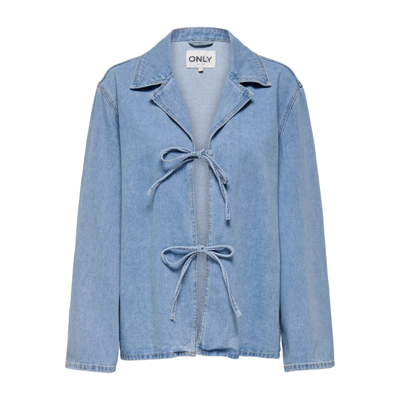 Onlthilda jakke - Light blue denim