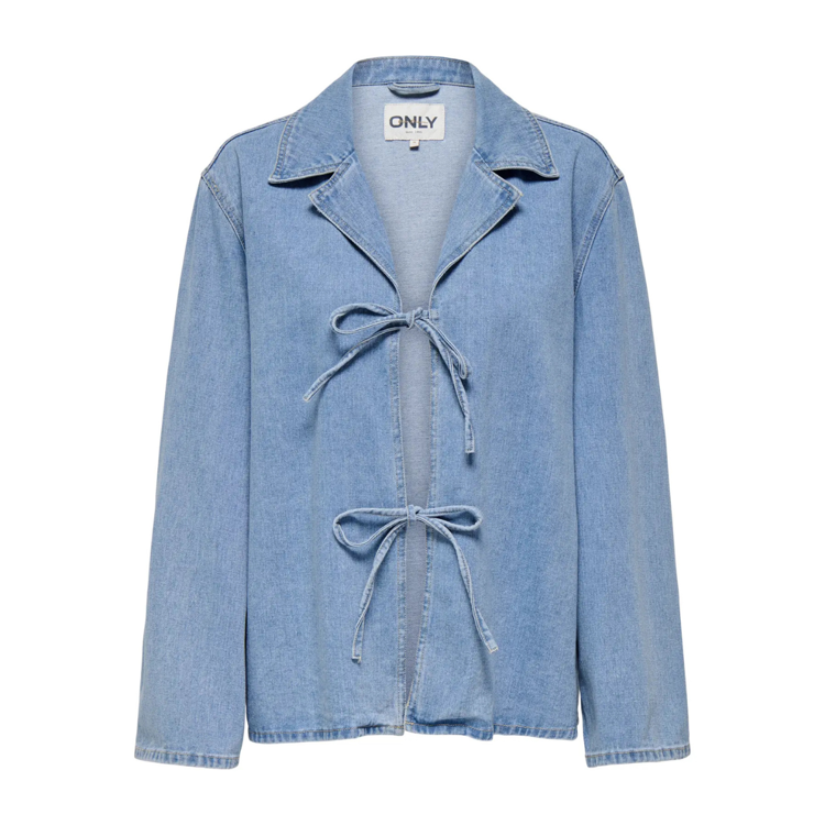 Onlthilda jakke - Light blue denim