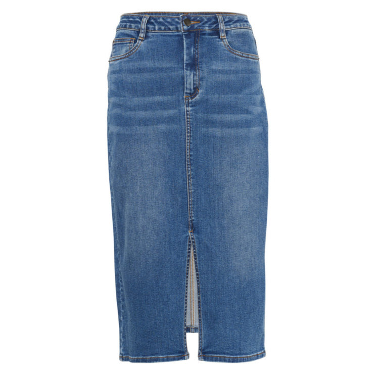 Kasinem nederdel - Medium blue denim