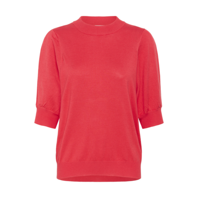 Kalone strikbluse - Hibiscus
