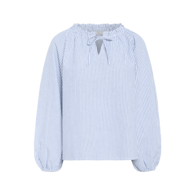 Kanelly bluse - Blue/white stripe