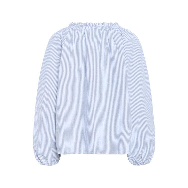 Kanelly bluse - Blue/white stripe
