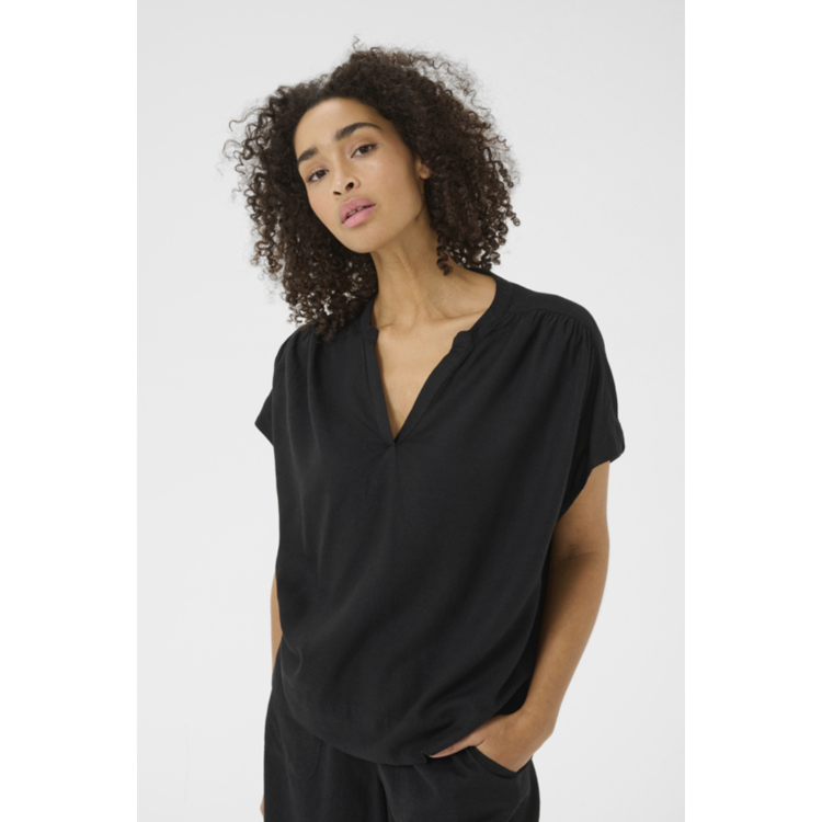 Kamilia bluse - Black deep