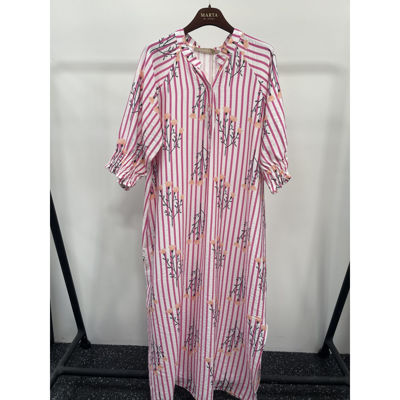 Mdcgreta kjole - Pink stripes